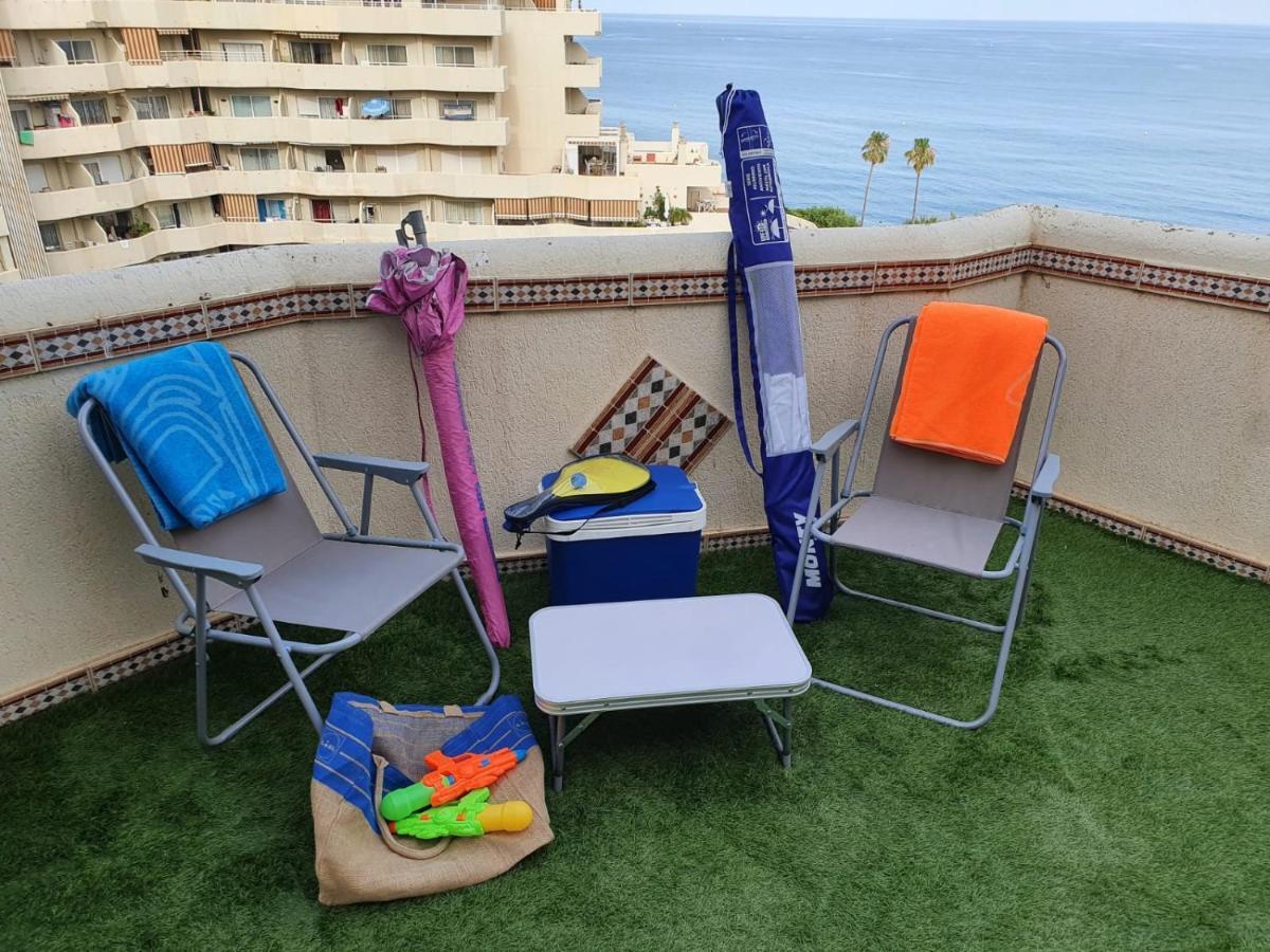 Benalbeach. Espectacular Terraza, Vistas Al Mar. Benalmadena Bagian luar foto